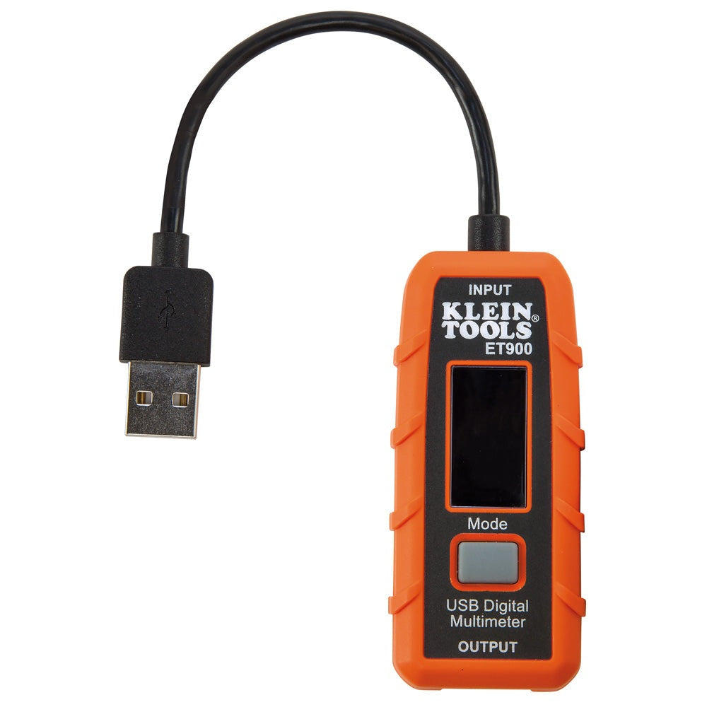 et900 Kleintools ET900 USB-Messgerät mit Echtzeitanzeige USB-A (Typ A) klein tools kleintools Spannungsmesser
