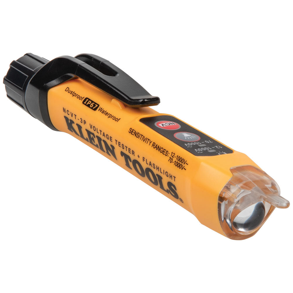 ncvt3p Kleintools NCVT3P Kontaktloser Spannungsprüfer mit zwei Messbereichen und Taschenlampe, 12-1000 V AC klein tools kleintools spannungsprüfer